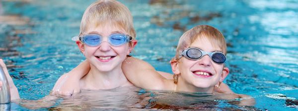boys swimming